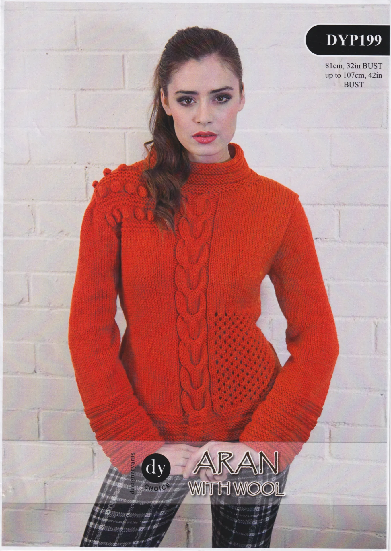 Designer Yarns DYP199 Ladies Jumper 10 Ply