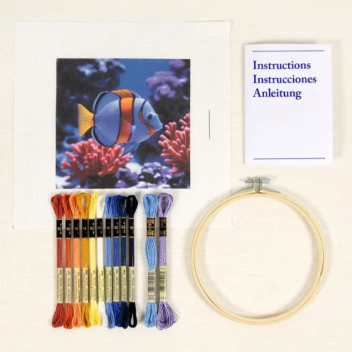 DMC Cross Stitch Kit Designer Fish