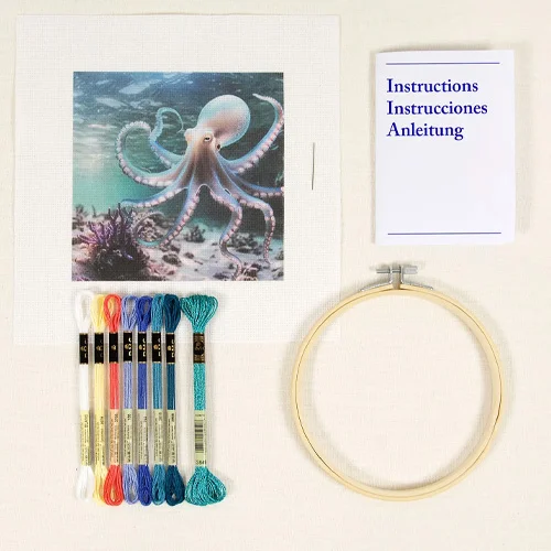 DMC Cross Stitch Kit Octopus