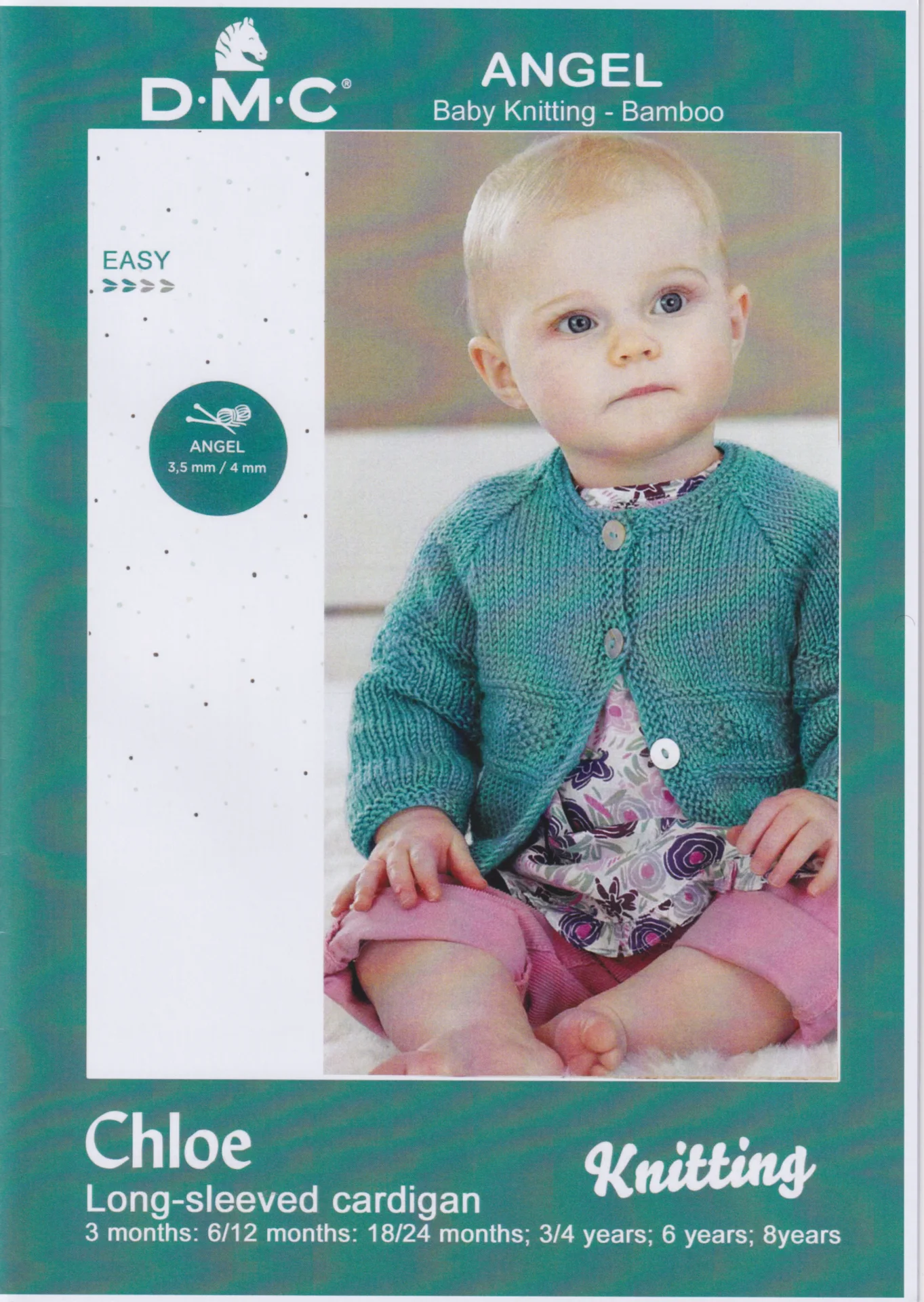 DMC Pattern Angel Chloe Cardigan 8 Ply