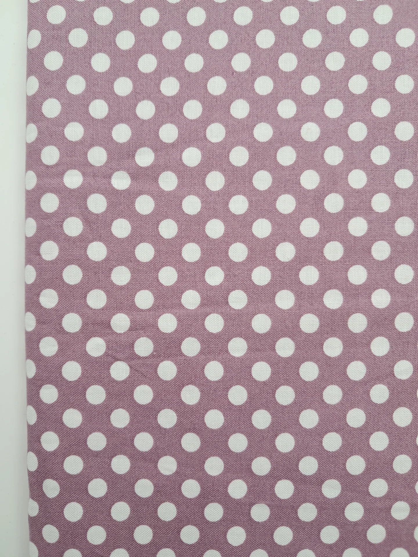 Dots Sunshine White On Light Plum