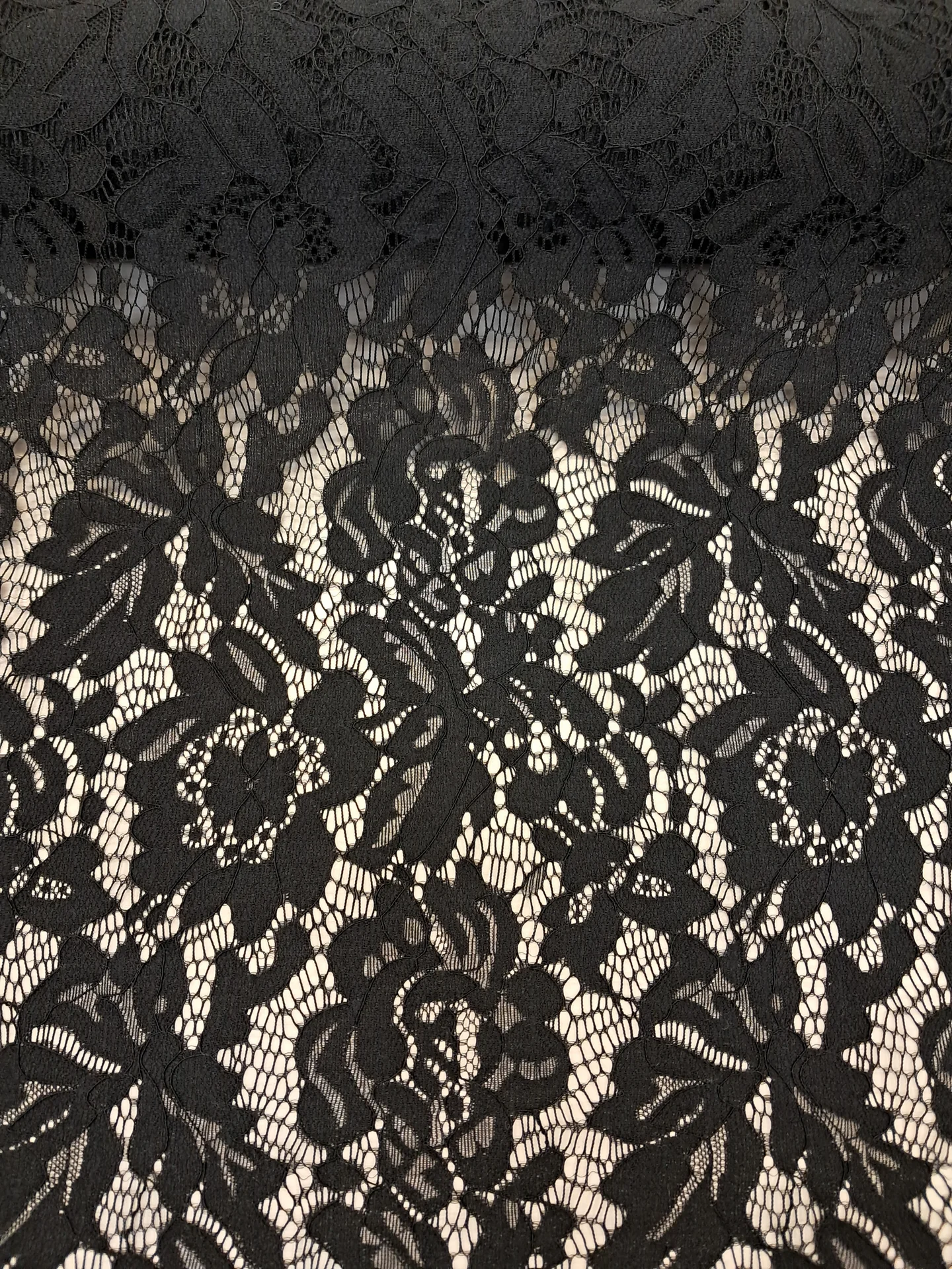 Fabric Lace Black RJ 1 Way Stretch