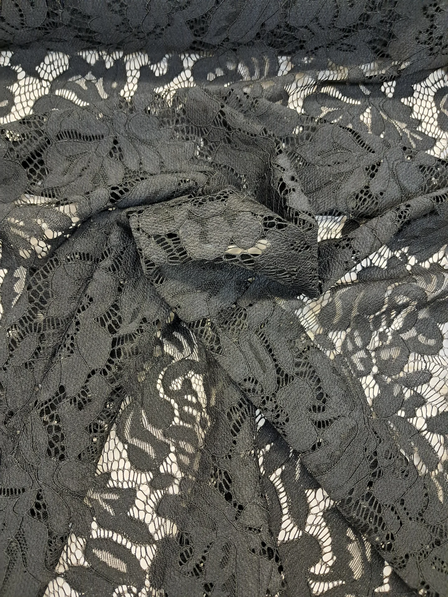 Fabric Lace Black RJ 1 Way Stretch