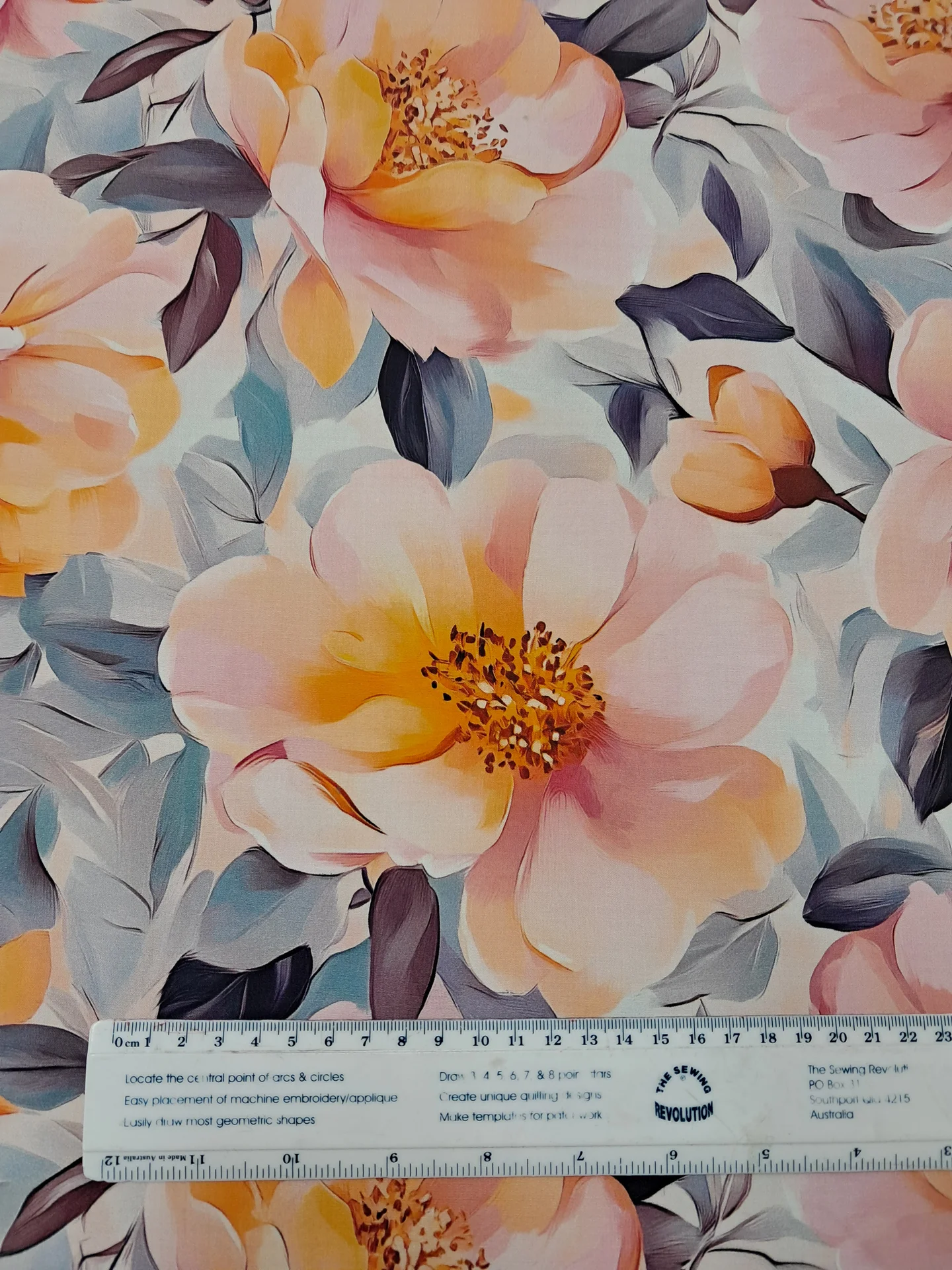 Fabric W 2593 Rayon Print Col 4