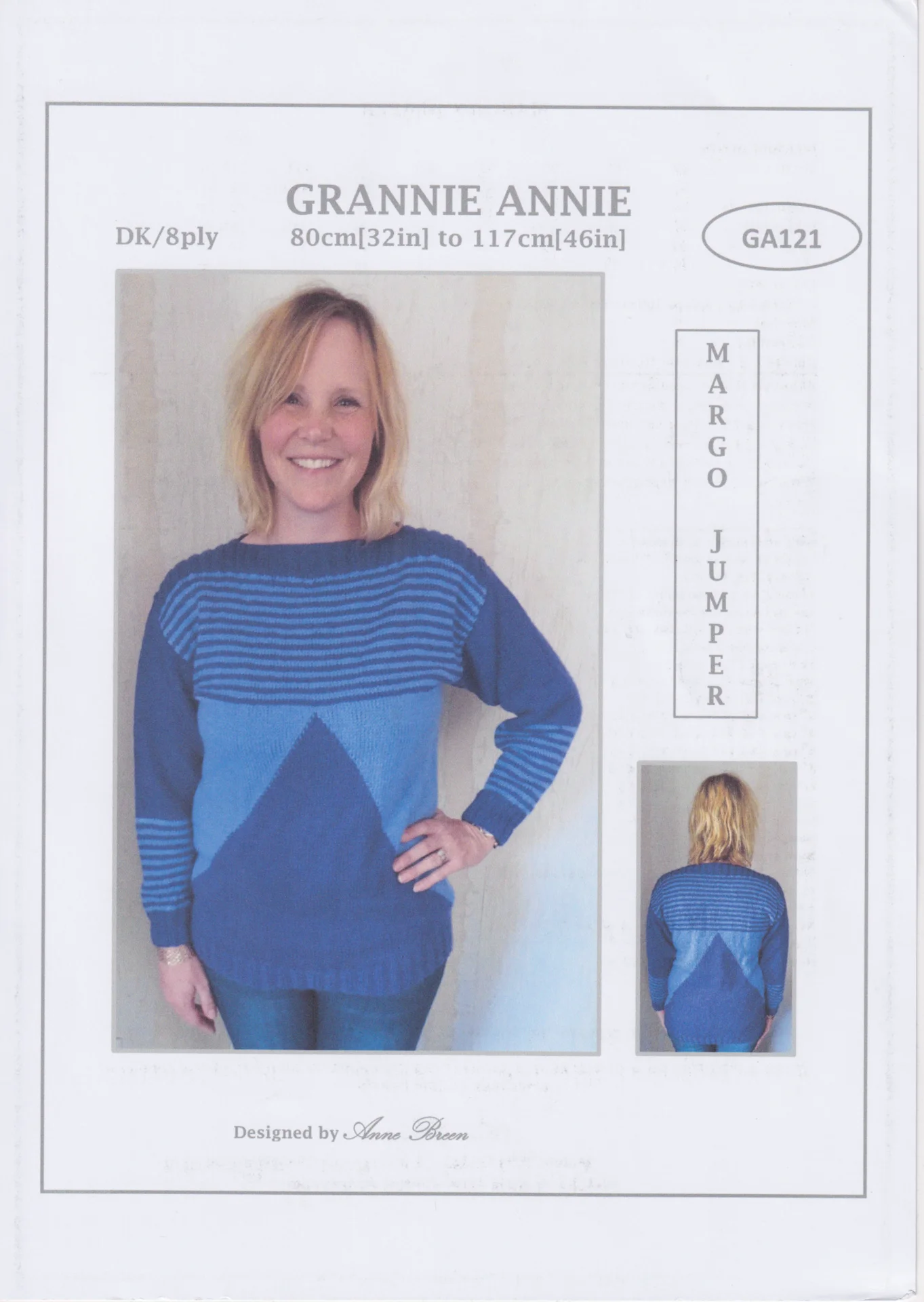 Grannie Annie GA121 8 Ply Margo Jumper