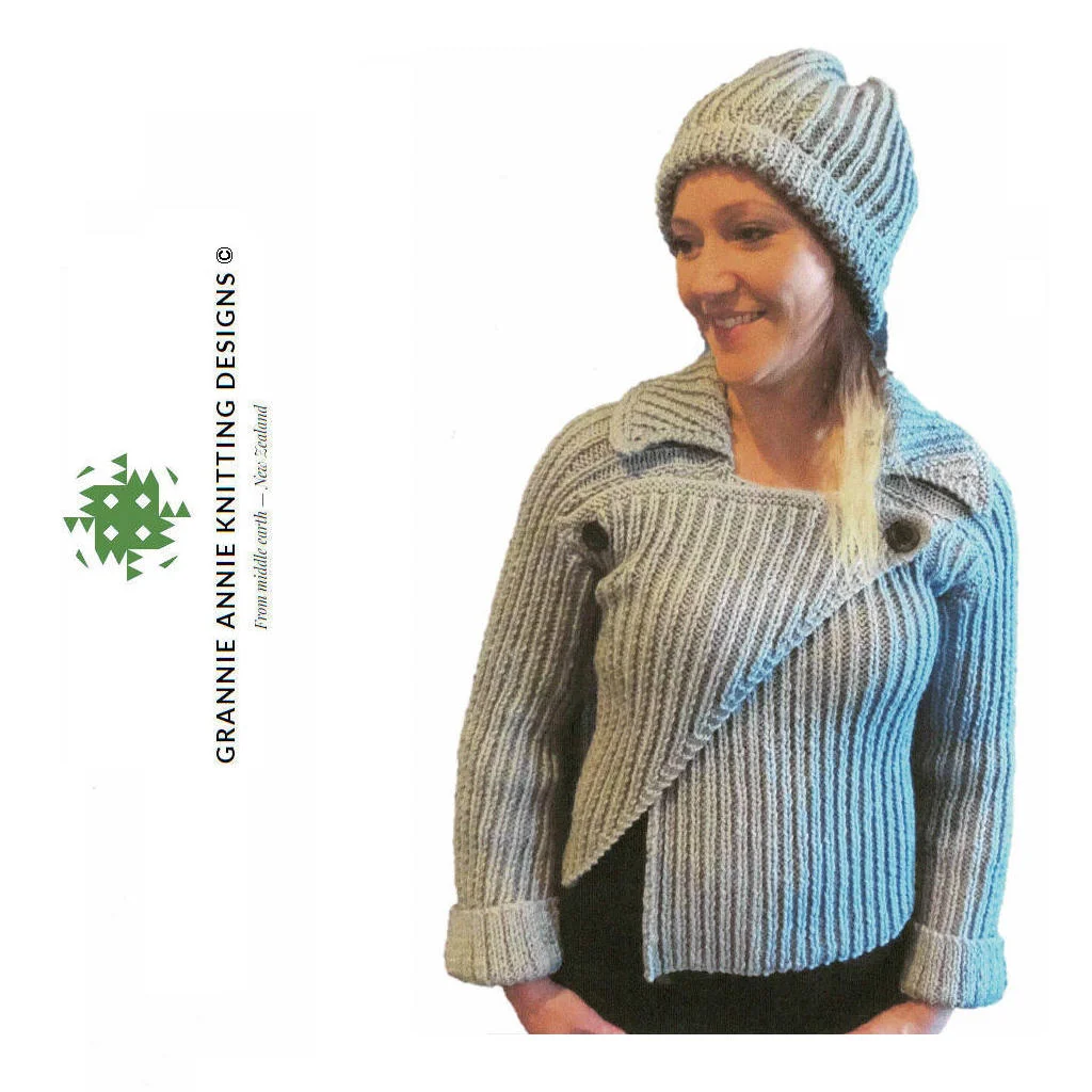 Grannie Annie GA177 Lisa Crop Jacket and Hat