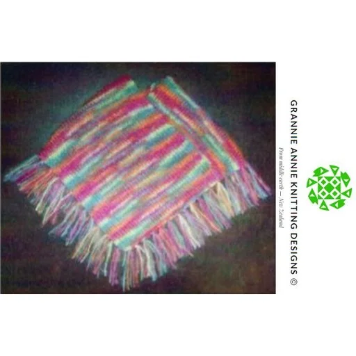 Grannie Annie Pattern 102 Abba Poncho 12 Ply