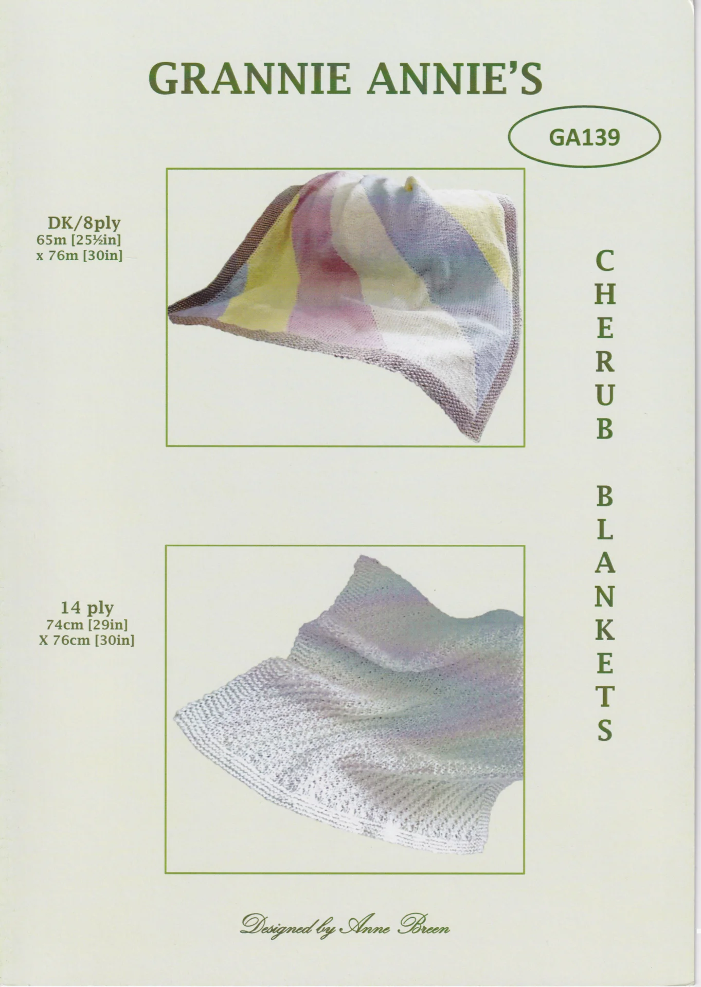 Grannie Annie Pattern 139 Cherub Blankets