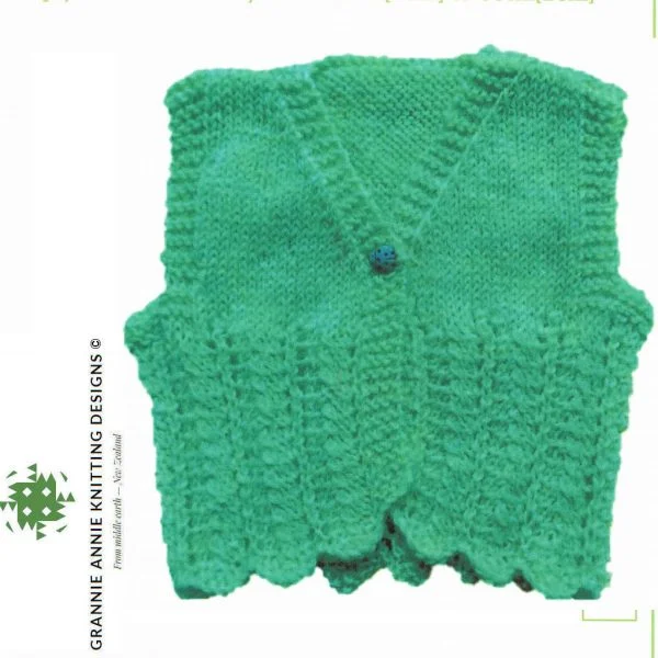Grannie Annie Pattern 159 Portias Vest