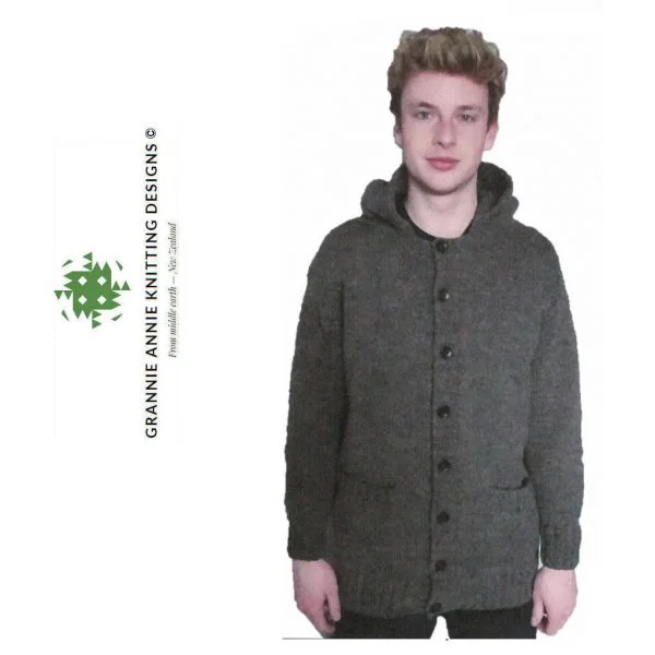 Grannie Annie Pattern 165 Mens Hooded Jacket