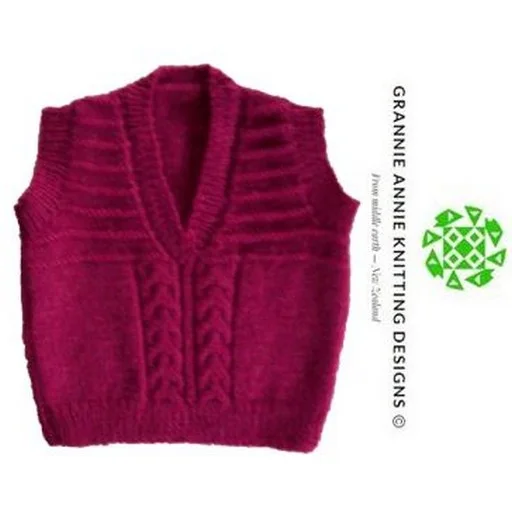 Grannie Annie Pattern 4 Ply GA116 Marley's Vest