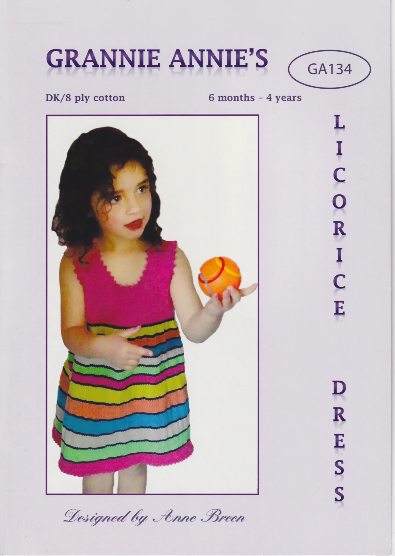 Grannie Annie Pattern GA134 Licorice Dress