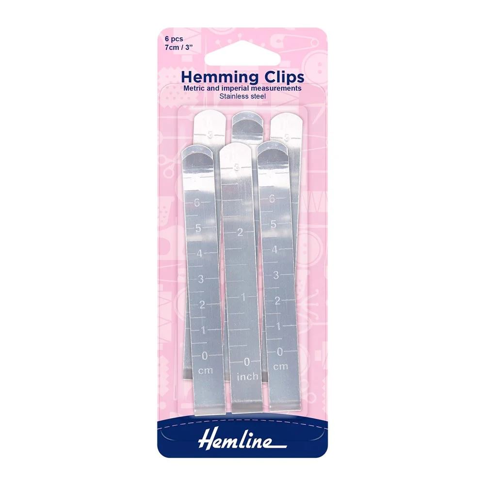 Hemline Hemming Clips 7cm