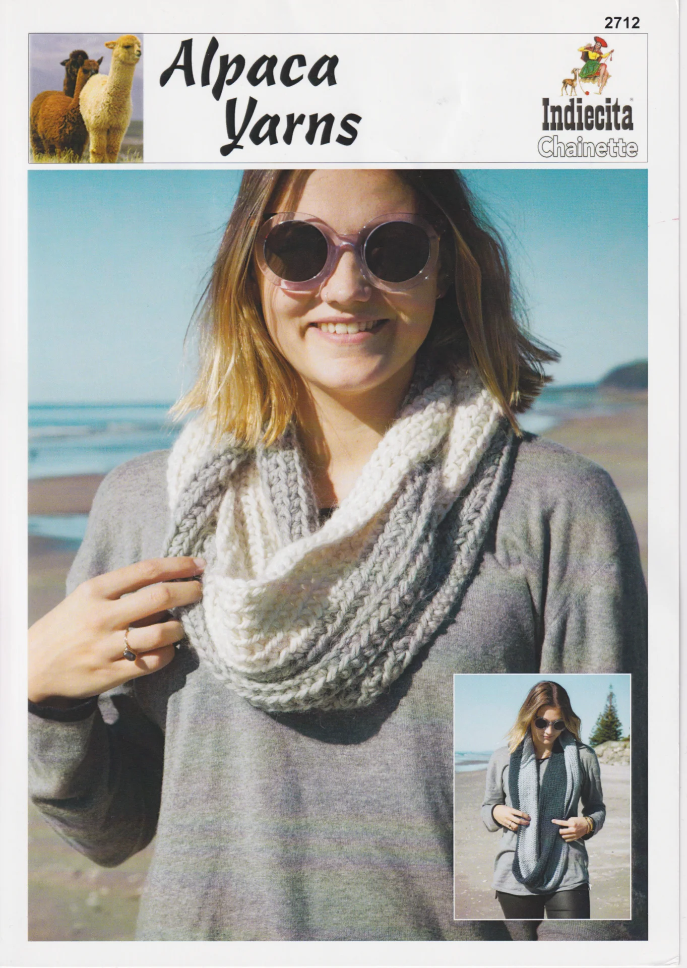 Indiecita Chainette Pattern Cowl