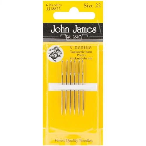 John James Chenille Needles Size 22 x 6