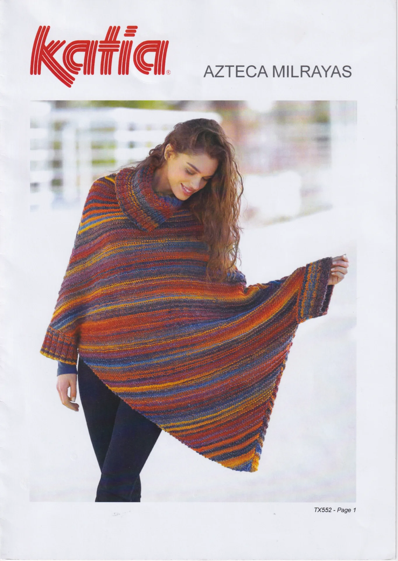 Katia Pattern Milrayas Poncho