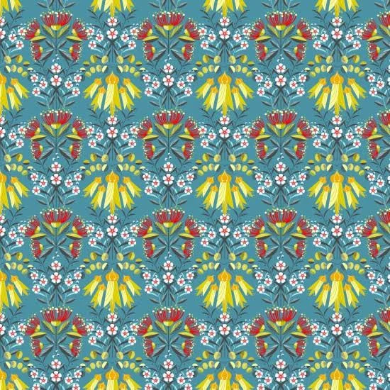 Kiwiana 80630 2 Native Bloom Floral