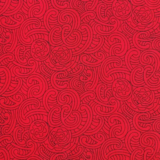 Kiwiana 85600 7 Ponga Koru Scarlet