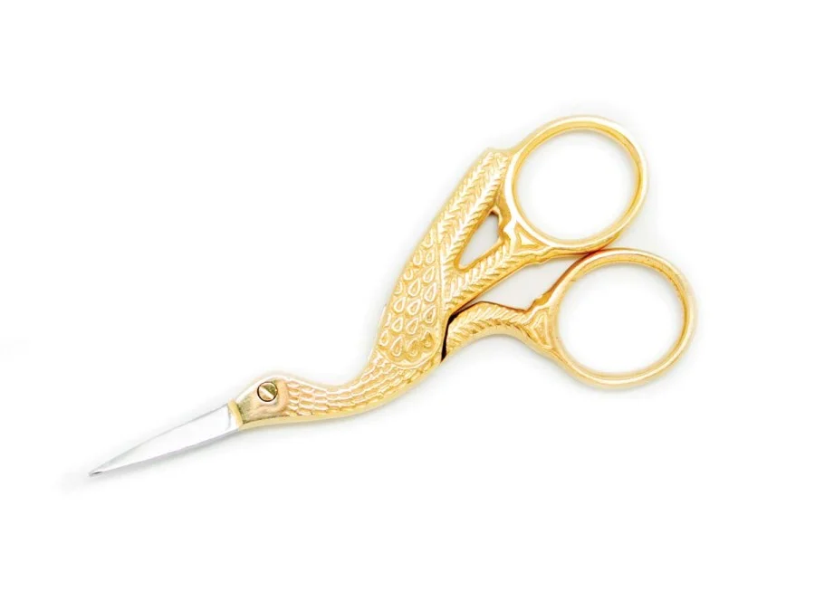 KnifeKut Gold Stork Emb 3 1/ 2