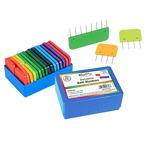 KnitPro Knit Blockers Rainbow Pk Of 20