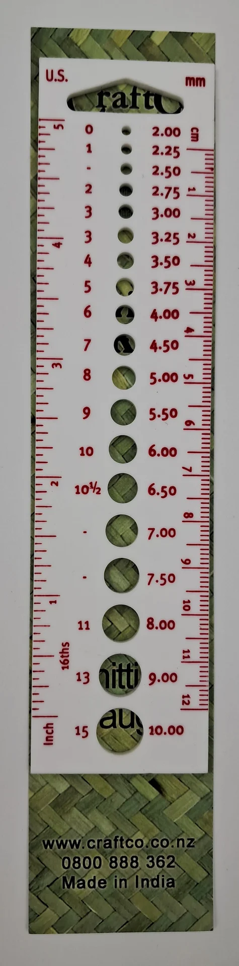 Knitting Gauge Craftco