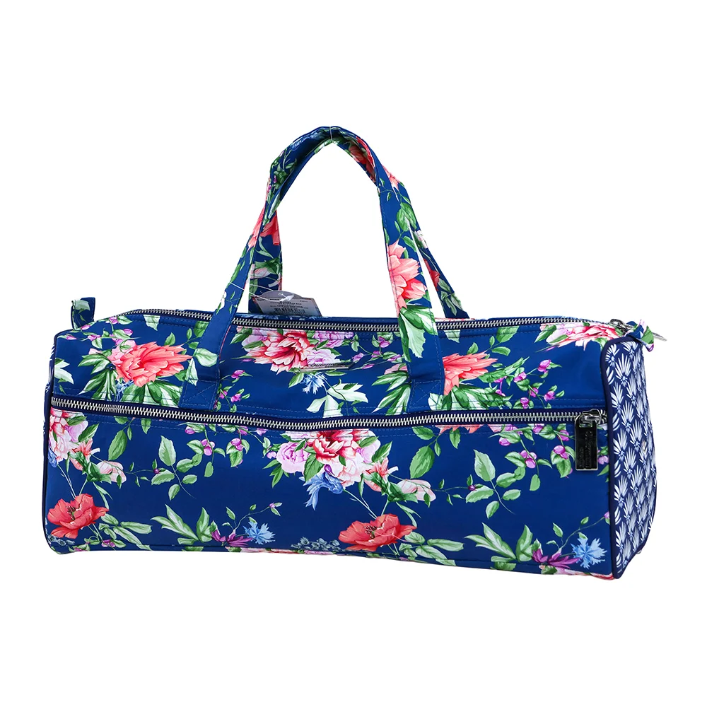 Knitting Storage Bag Navy Blooms
