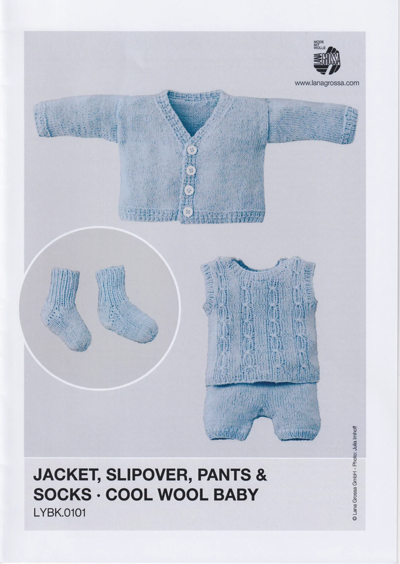 Lana Gross Pattern 0101 Jacket Vest Pant and Socks