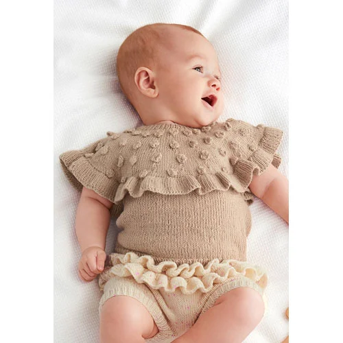 Lana Grossa Pattern 0047  Frilled Pullover