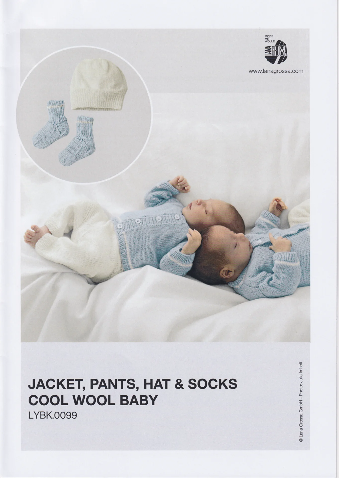 Lana Grossa Pattern 0099 Jacket Pant Hat Boot