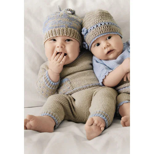 Lana Grossa Pattern 0110 Pullover Pants and Hat