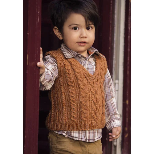 Lana Grossa Pattern 0126 Child Vest 8 Ply