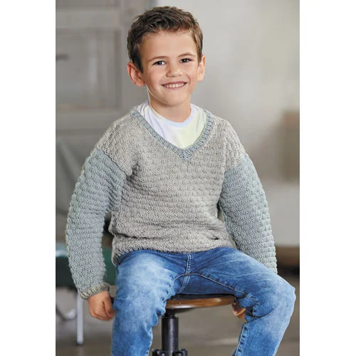 Lana Grossa Pattern 0133 Child Jumper 8 Ply