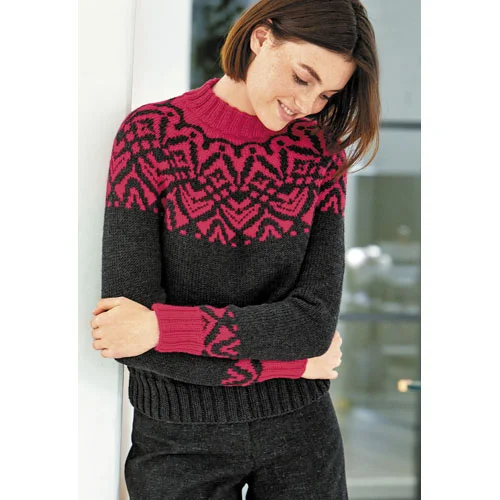 Lana Grossa Pattern 0170 8 Ply Womens Jumper
