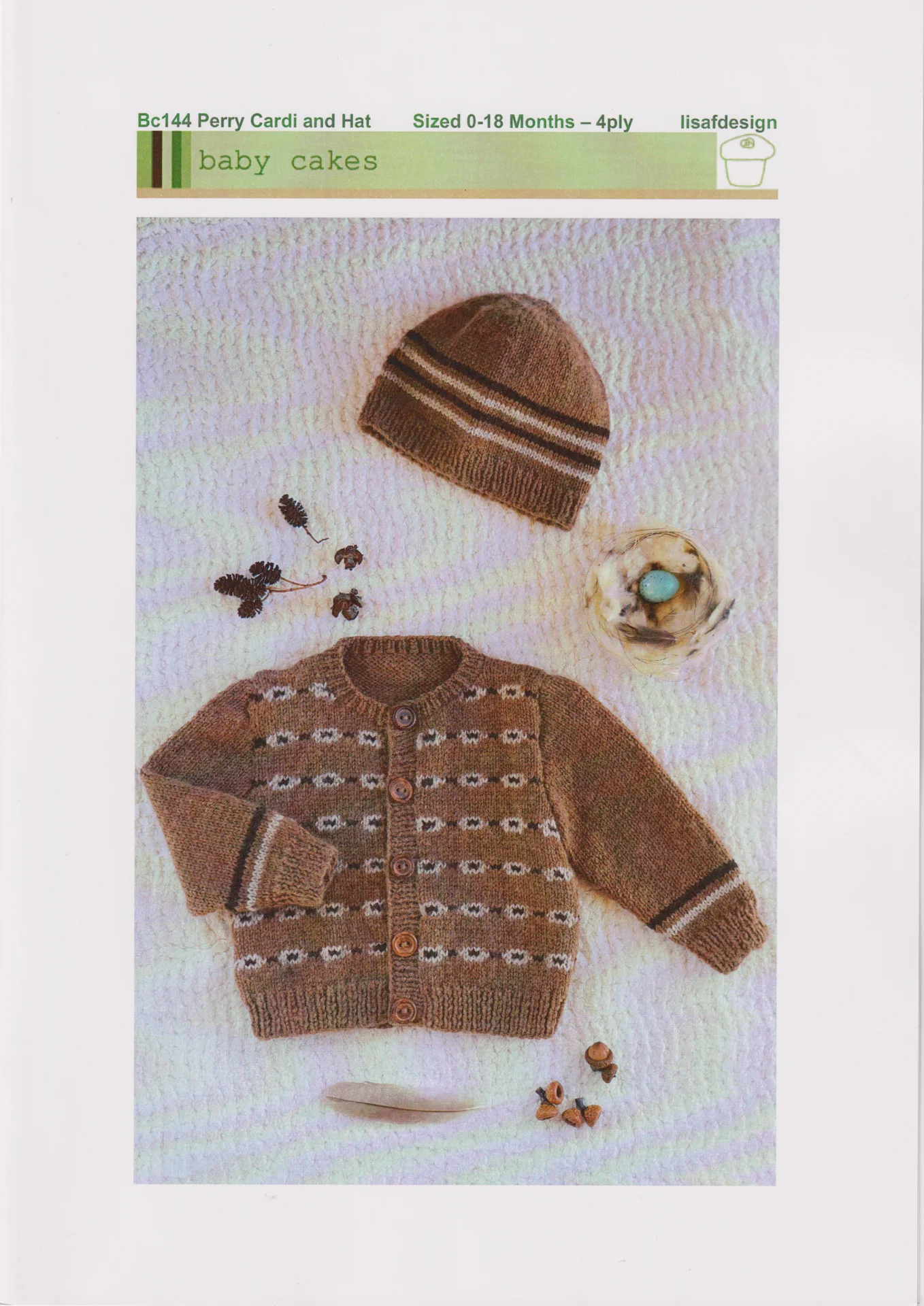 Lisa f Design Pattern Bc144 Perry Cardi