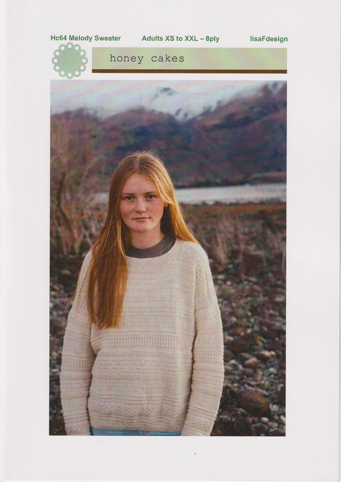 Lisa f Design Pattern Hc64 Melody Sweater