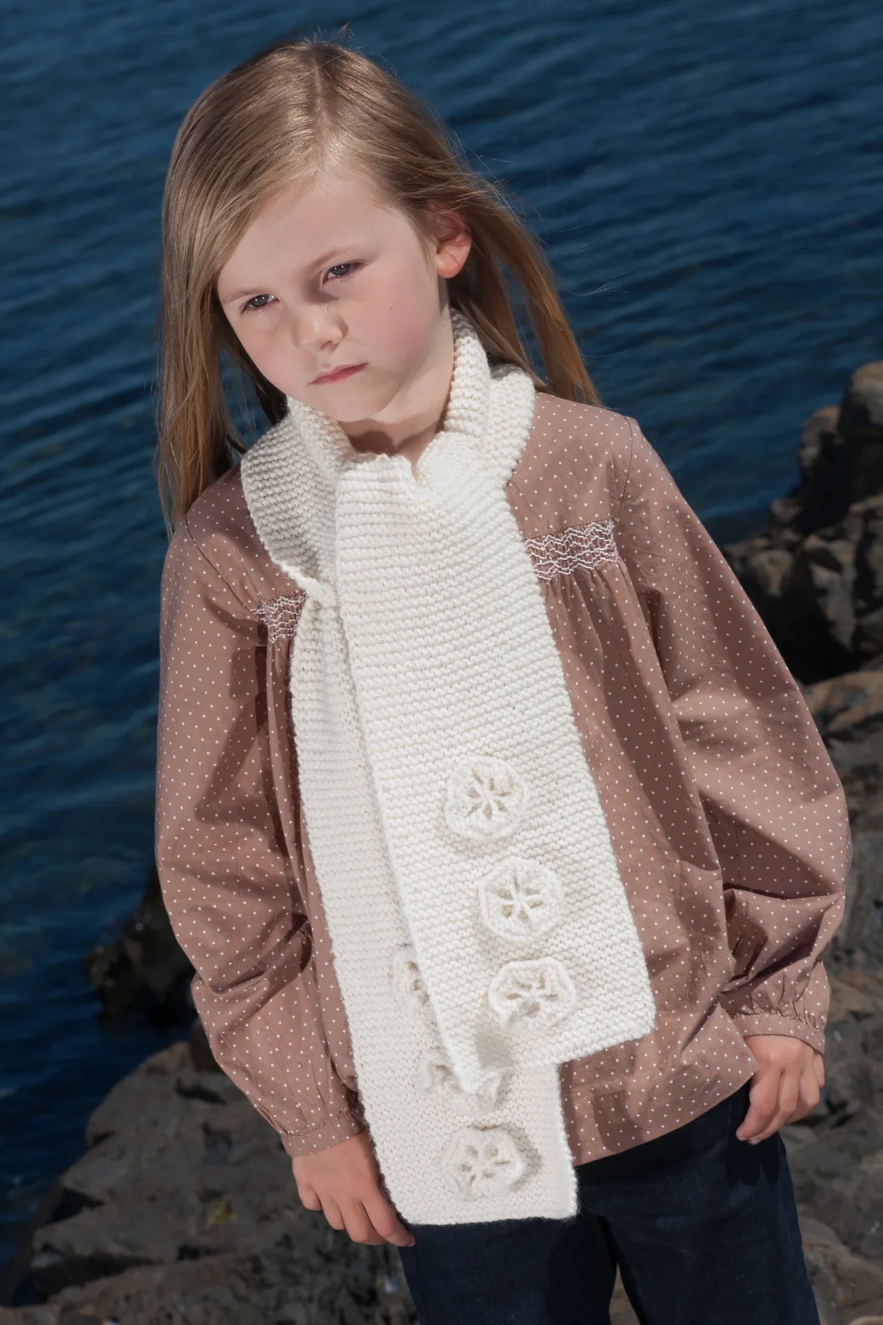 Lisa f Design Pattern Lc07 Spinning Petals Scarf