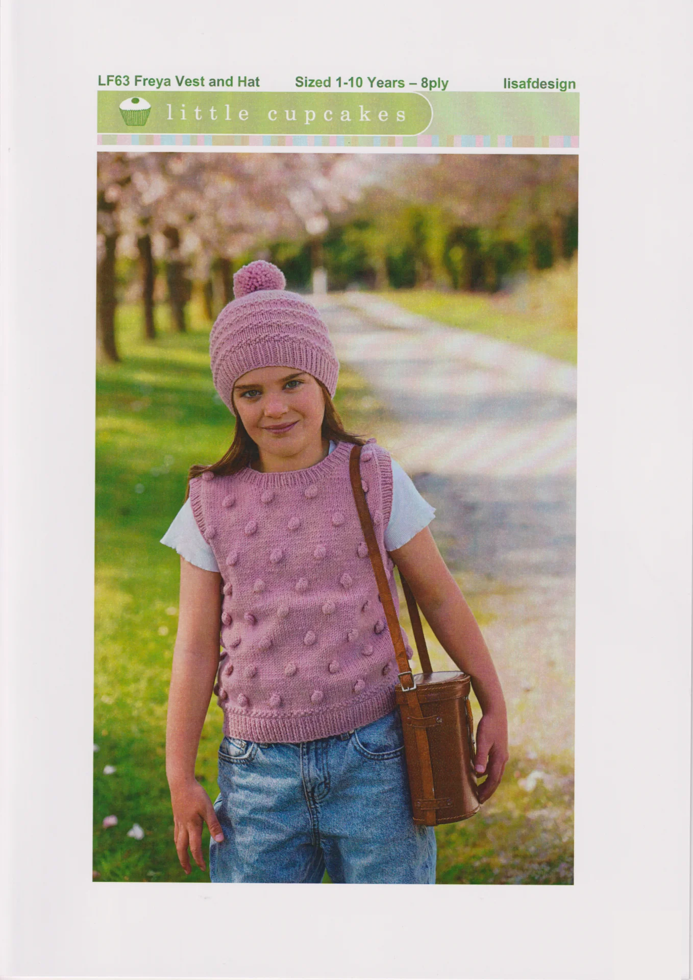 Lisa f Design Pattern LF63 Freya Vest and Hat