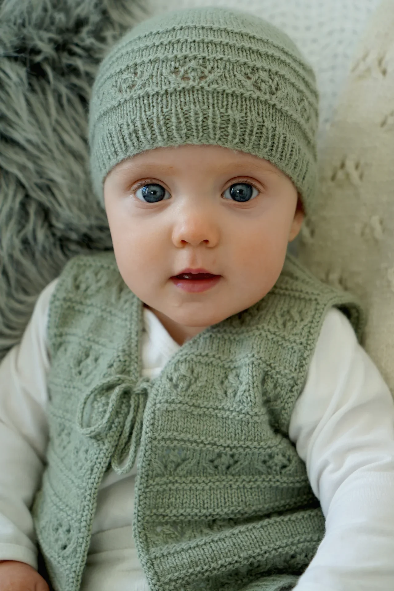 Lisa FDesigns Pattern Bc89 Faith Vest and Hat