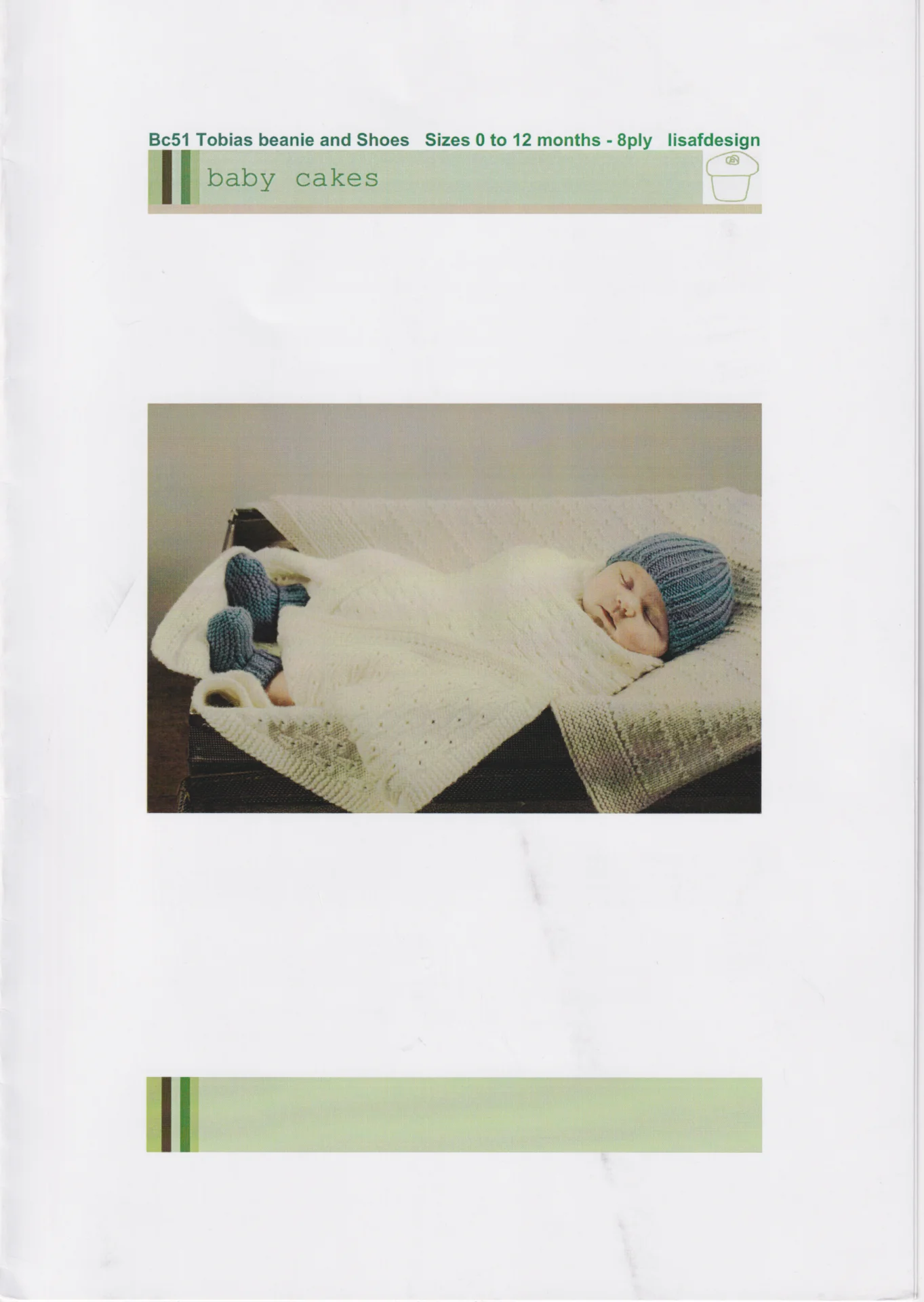 Lisafdesign Lealfet Baby Cakes BC 51 Tobias Hat Boots