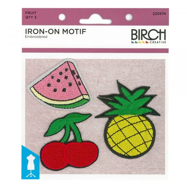 Motif Iron On Fruit