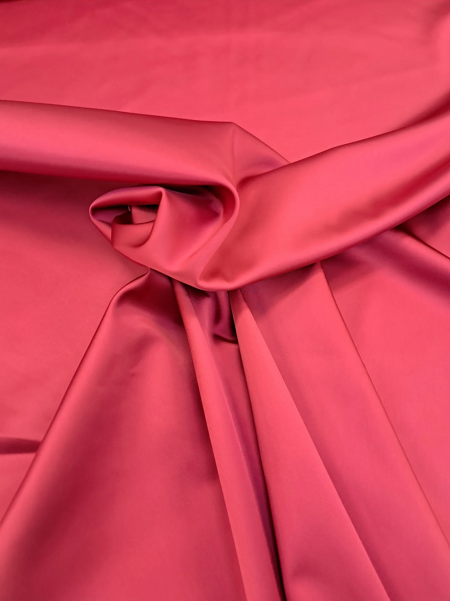 Nadine Stretch Satin Hot Pink