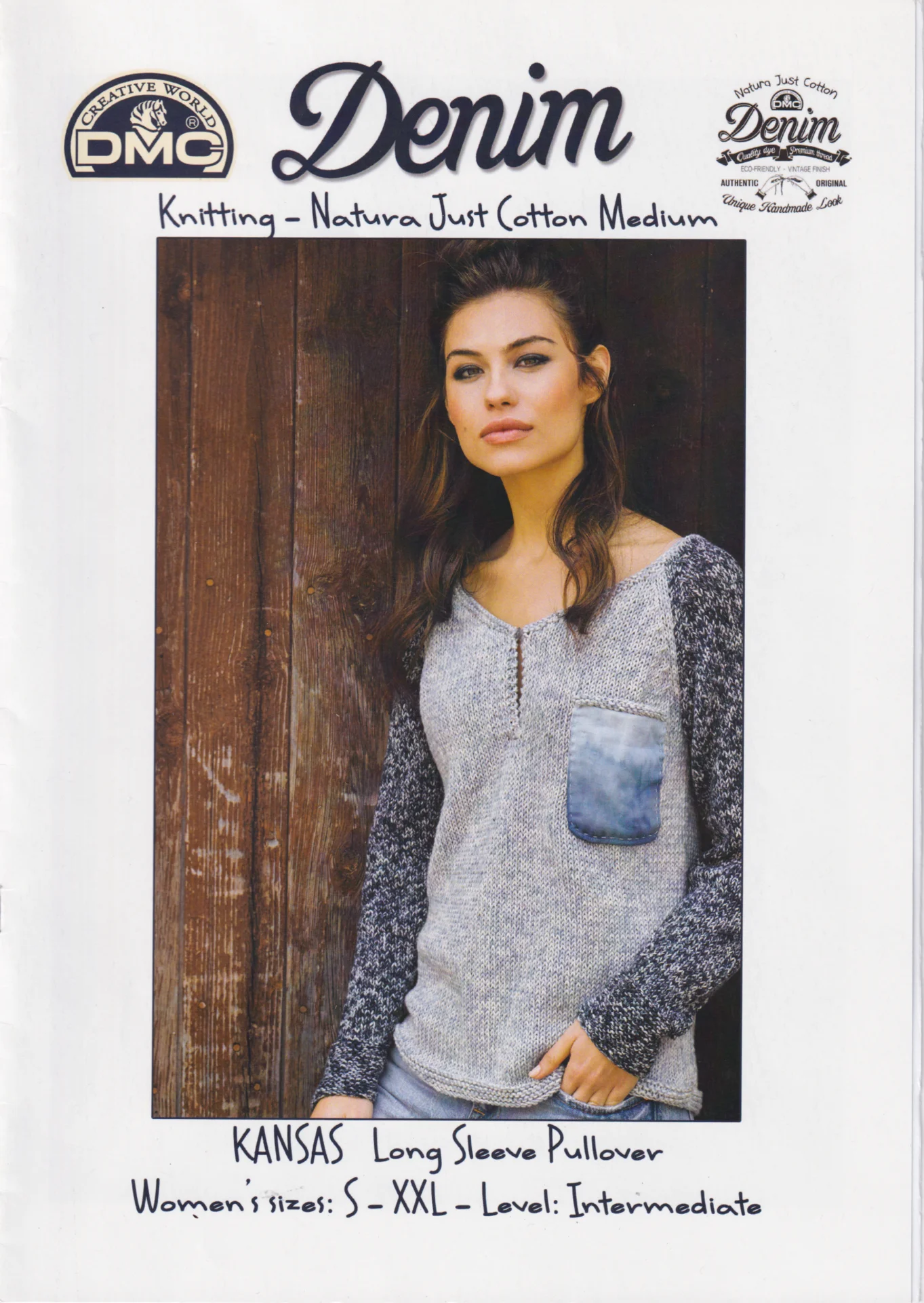 Natura Denim Knit Kansas Pullover