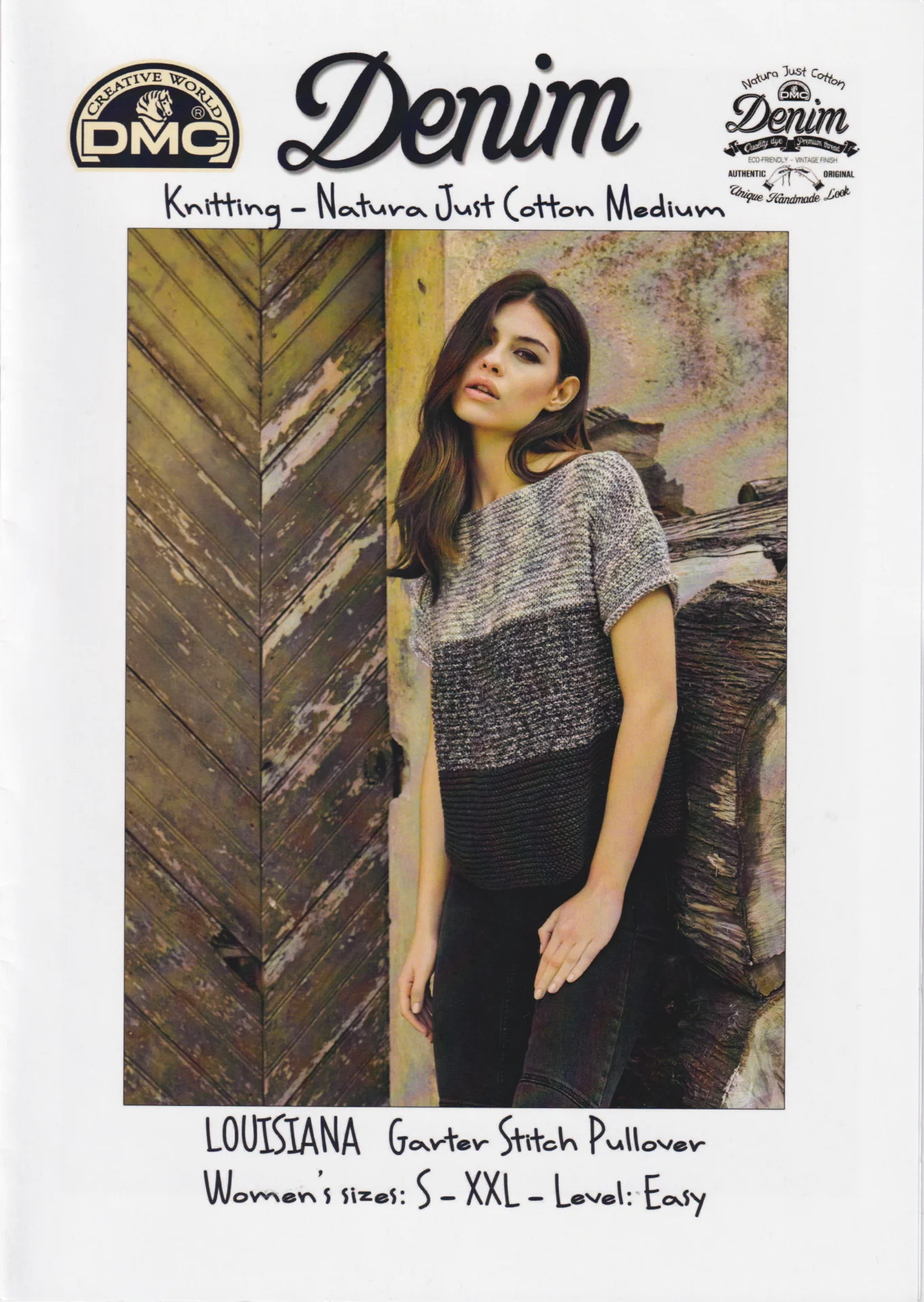 Natura Denim Knit Louisiana Short Sleeved Pullover
