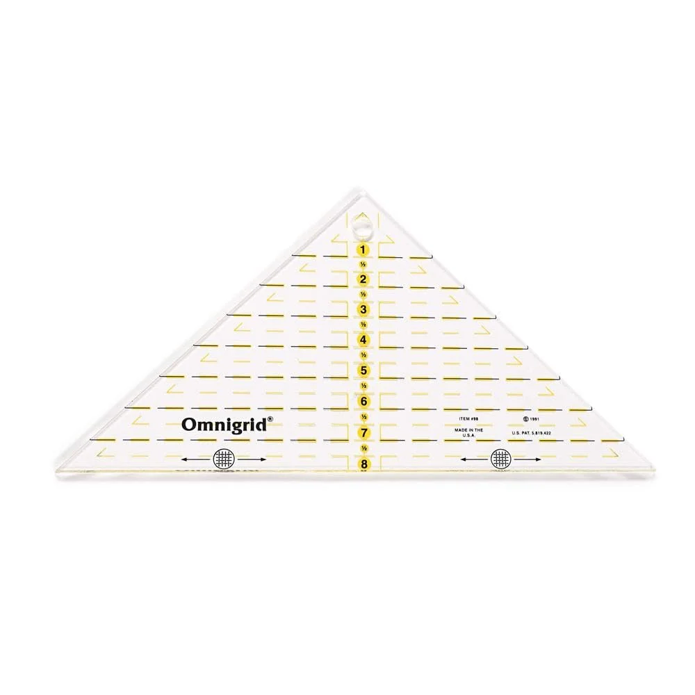 Omnigrid Quarter Square Triangle Up to 8 Inches