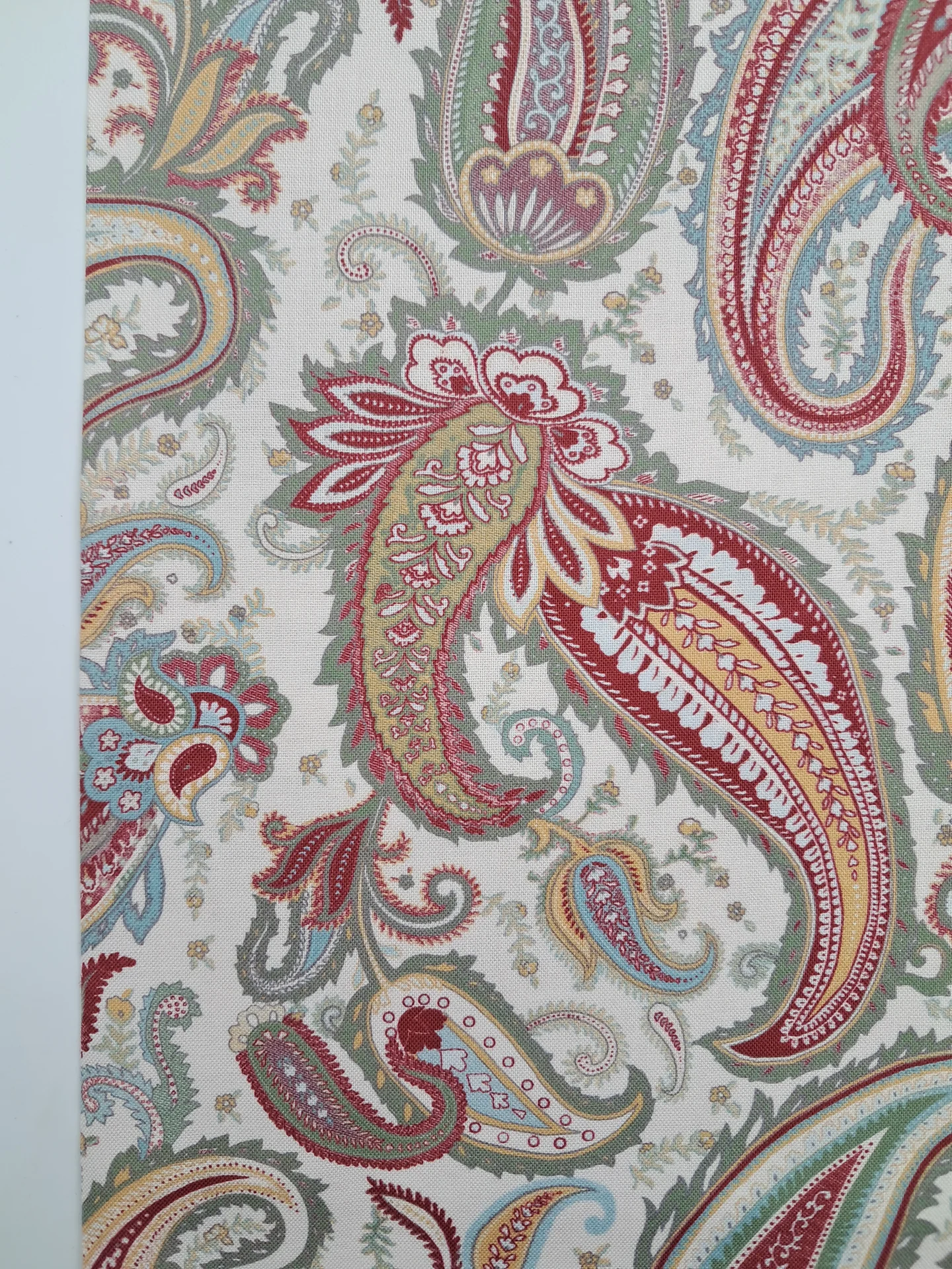 Paisley Vintage Floral On Cream