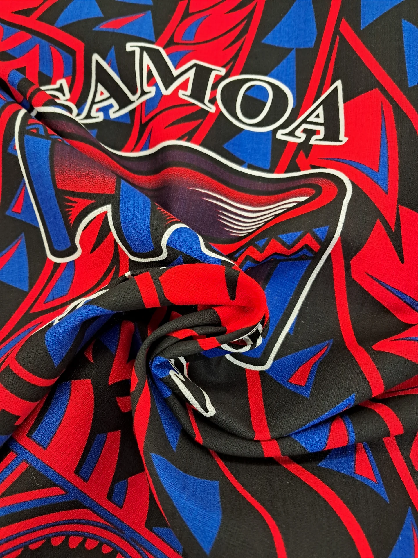 Pasifika Samoa Red Black Royal