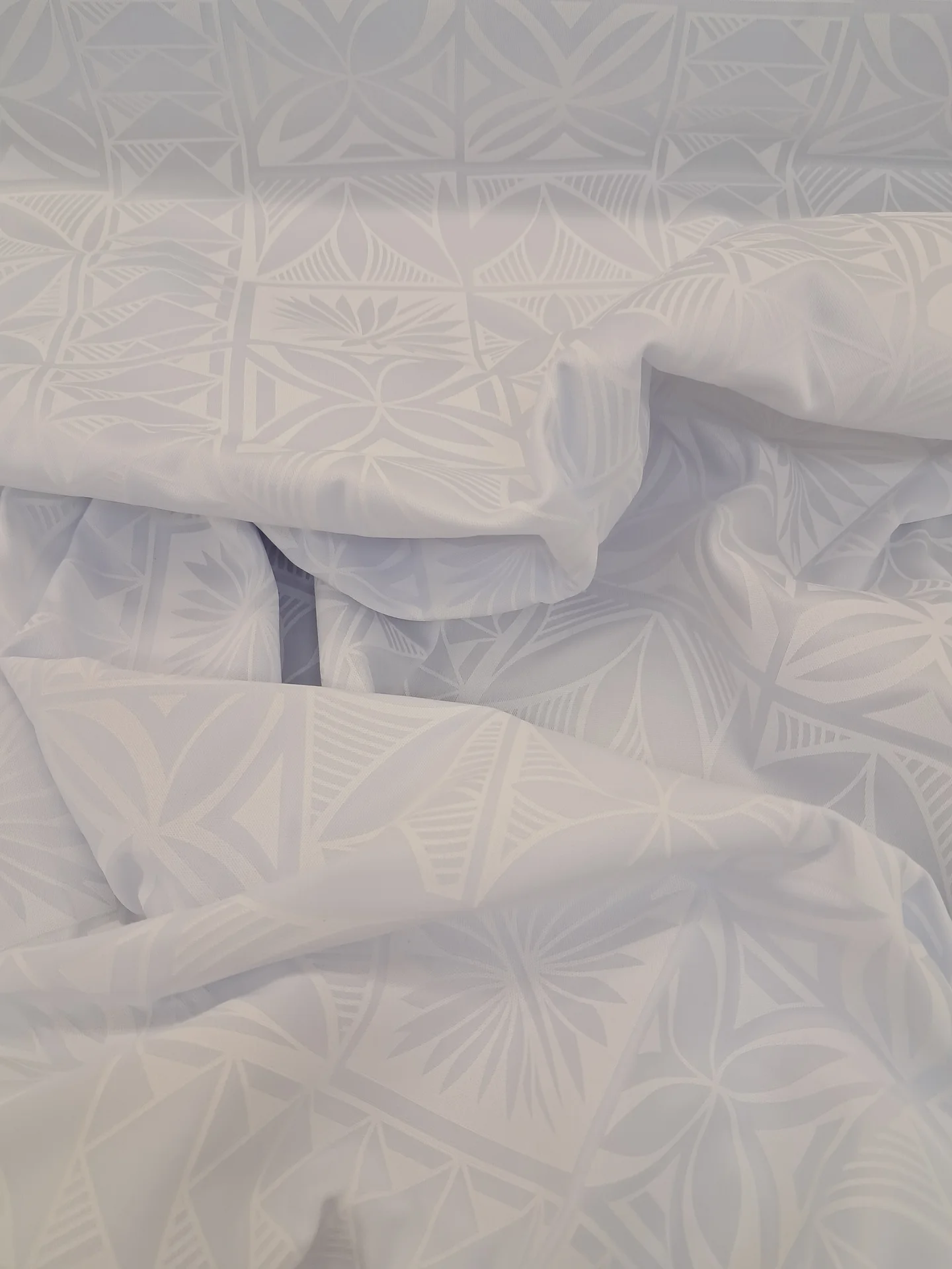 Pasifika Stretch Print White Lacquered C25