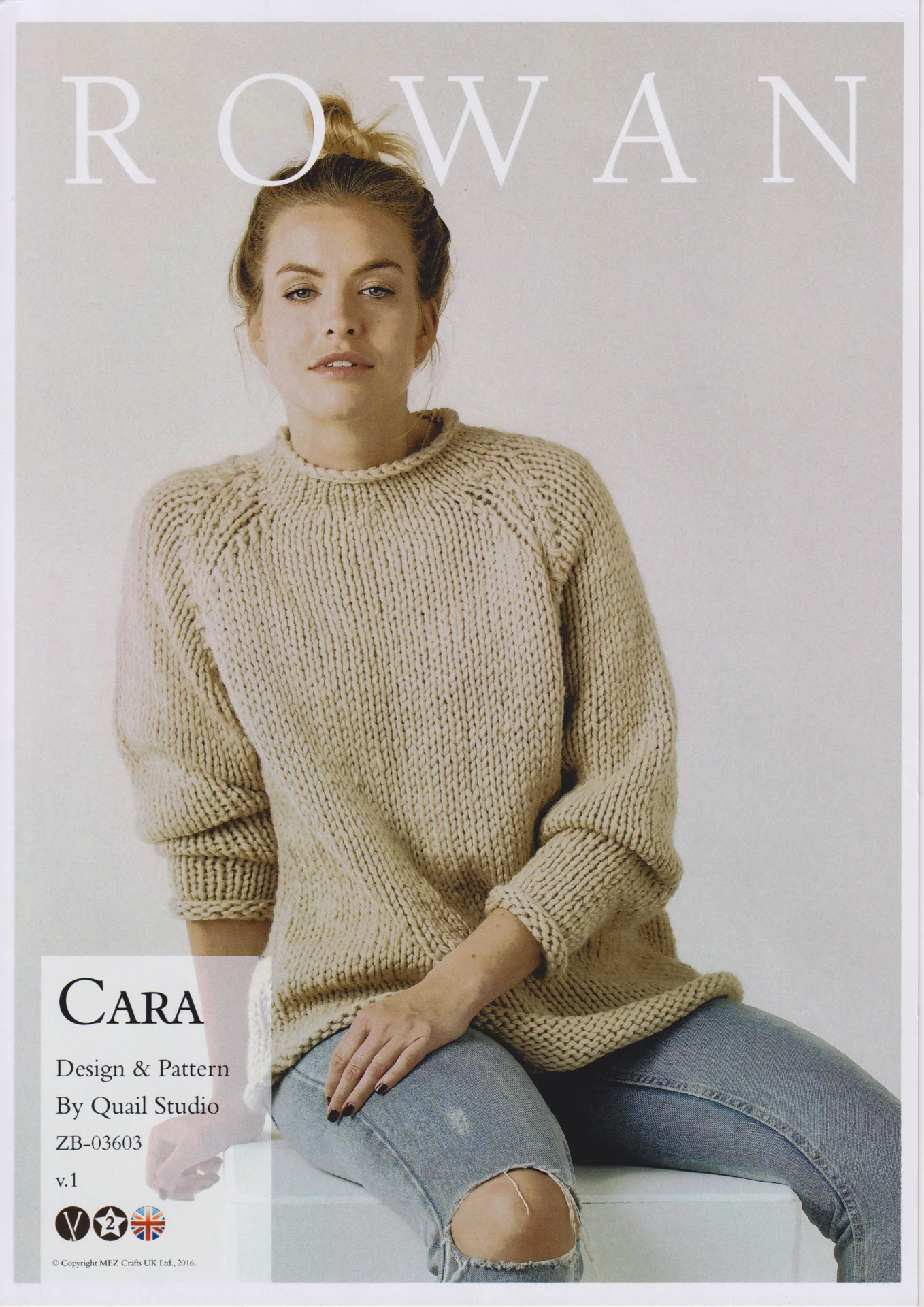 Rowan Pattern Big Wool Cara Jumper