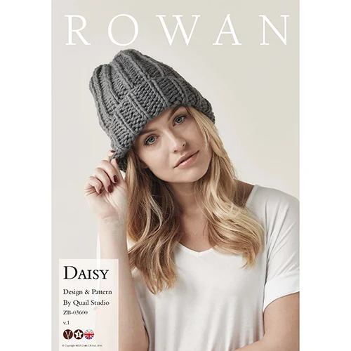 Rowan Pattern Daisy 03600 Hat Big Wool