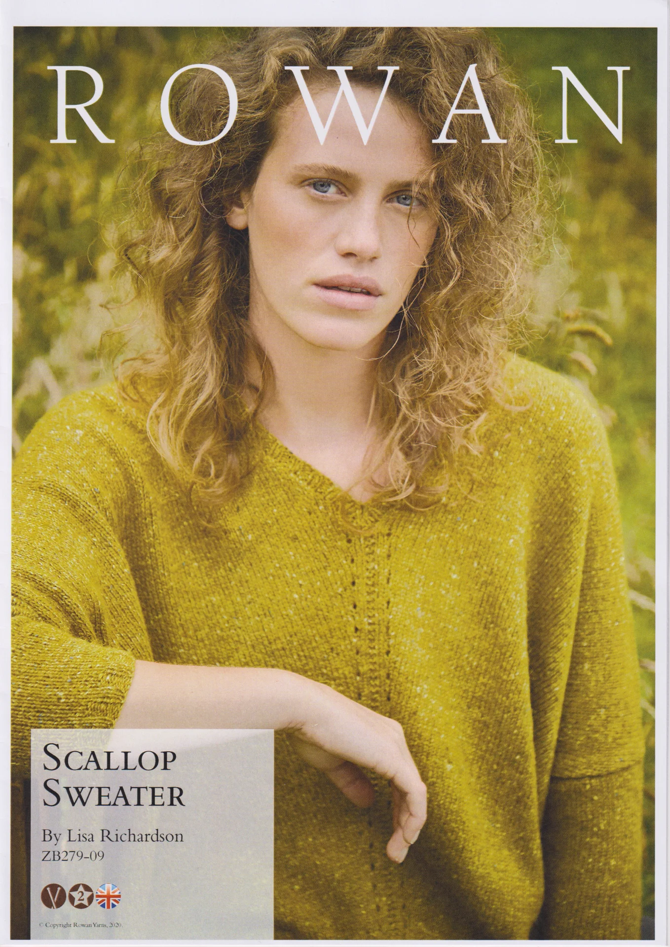 Rowan Pattern Felted Tweed 8 Ply Scallop Sweater